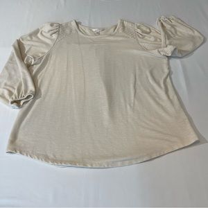 LAUREN CONRAD WOMENS PULLOVER TOP, XL, VERY GOOD PREOWNED CONDITION